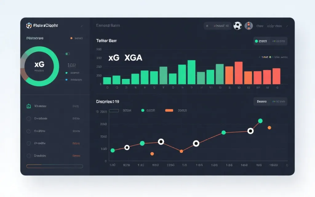 可视化示例：xG与xGA对比条形图、大小球区间与建议比分带